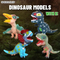 Set Animal Figurines Toys Simulated Animal Model Promotional PVC Items Solid Dinosaurs Products Models Toy for Kids with Sound