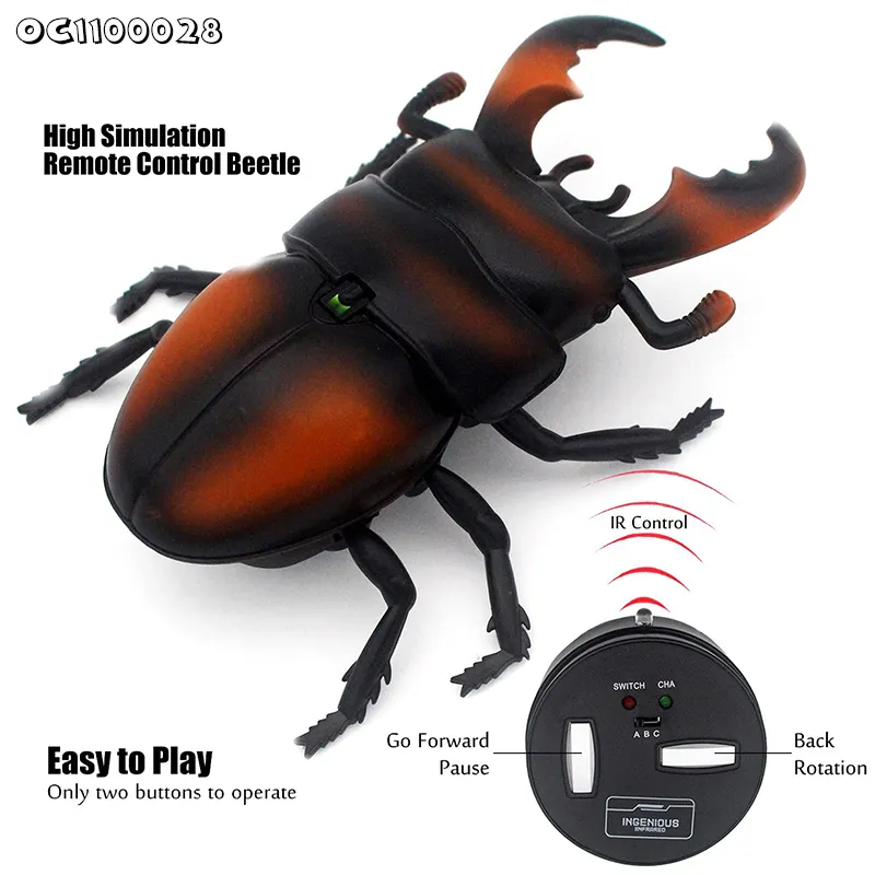 Wholesale Model Plastic Realistic Robot Insect Remote Control Animal Toy for Kids