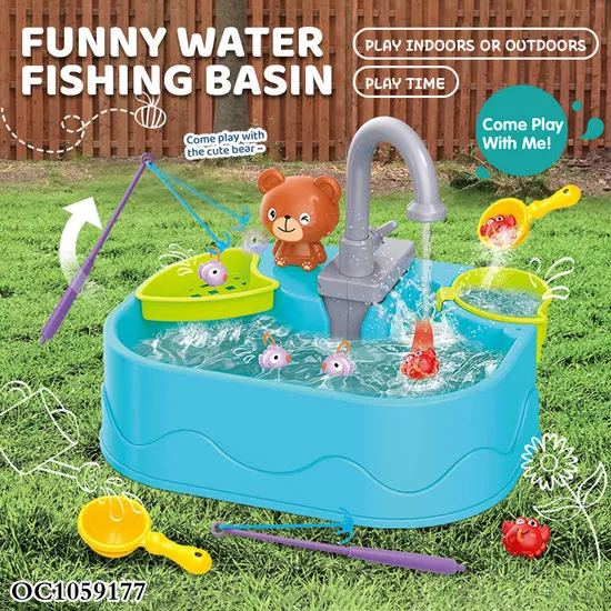 Wholesale Summer Montessori Summer Handheld Plastic Magnetic Fishing Game Water Toys