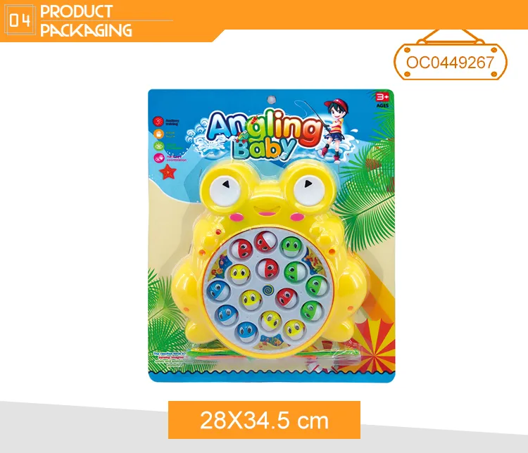 Wholesale Children Montessori Plastic Fishing Funny Baby Kids Fish Toy