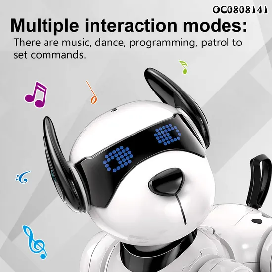 Wholesale Intelligent Smart Interactive Robot Dog Kids Remote Control Dancing Robotic Intelligent Toy Dog