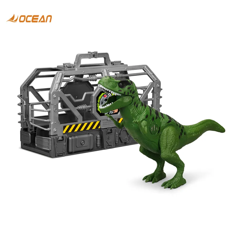 Wholesale Plastic Decompression New Battery Operated Toys Moving Dinosaur Toy Made in China for Children with Light and Sound