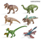 12 Pieces Small Collectable Simulation Realistic PVC Jurassic Dinosaur Toy Educational Animal Figures Games Toy for Children