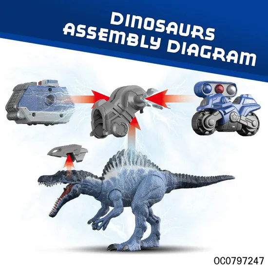 Wholesale Remote Control Plastic Dinosaur Equipment Dinosaur Play Toys