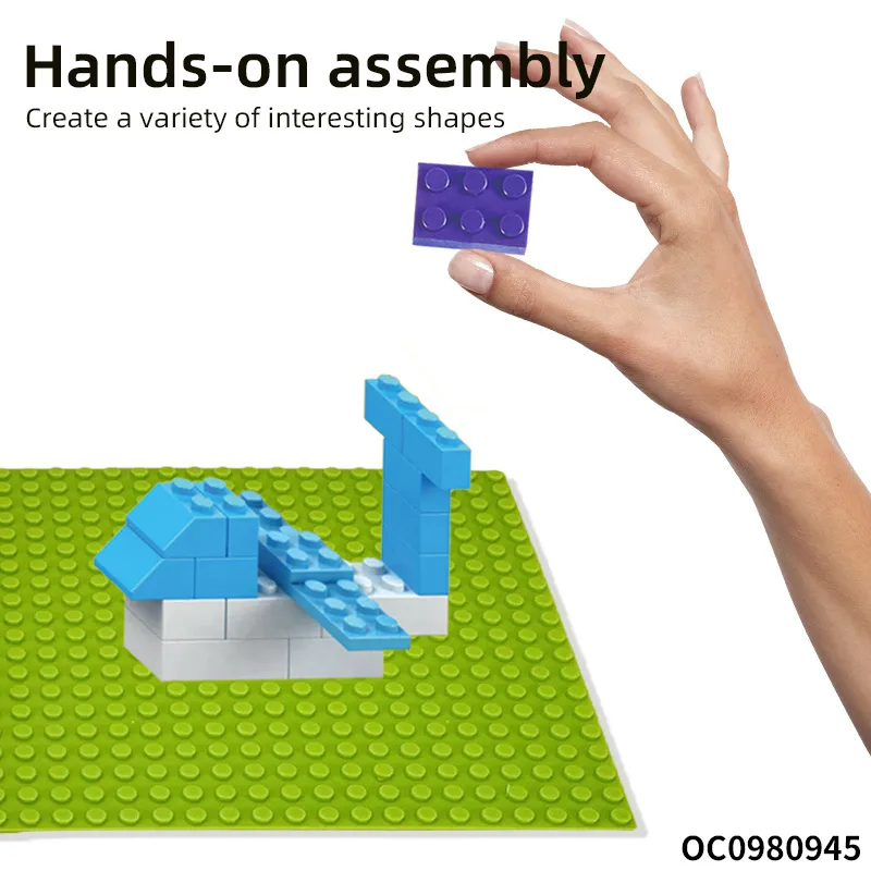 Wholesale Montessori Educational Cartoon Train Mini Bricks Building Blocks Toy