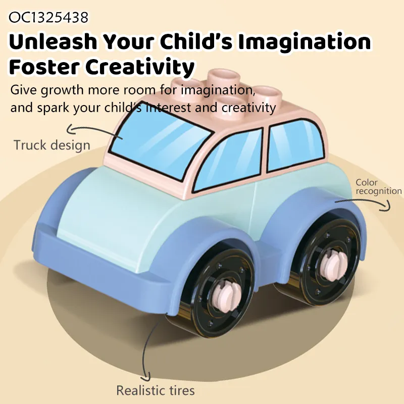 Wholesale Creative Kids Educational DIY Plastic Building Blocks Toy