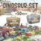 Children PVC Model Educational Animals Simulated Realistic Dinosaur Puppet Baby Toys for Sale with Portable Storage Box