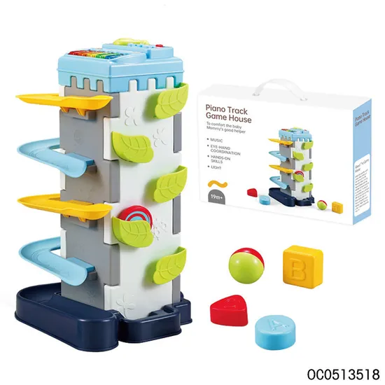 Wholesale Musical Popular Learning Electric Rolling Ball Piano Music and Light Toys for Kids