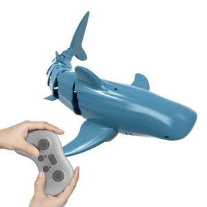 Wholesale Plastic Funny Summer Swimming Pool Remote Control Shark RC Animals Children's Toys