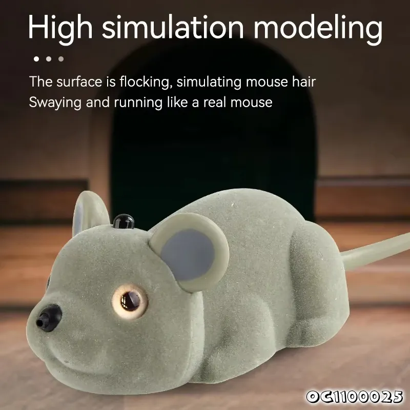 Wholesale Funny Kids Indoor Infrared Remote Control Electronic Walking Robot RC Wireless Small Mouse Animal Toy