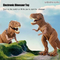 Wholesale Battery Operated Realistic Movable Large Plastic Walking Spray T Rex Dinosaur Model Toy Light up with Mist Action