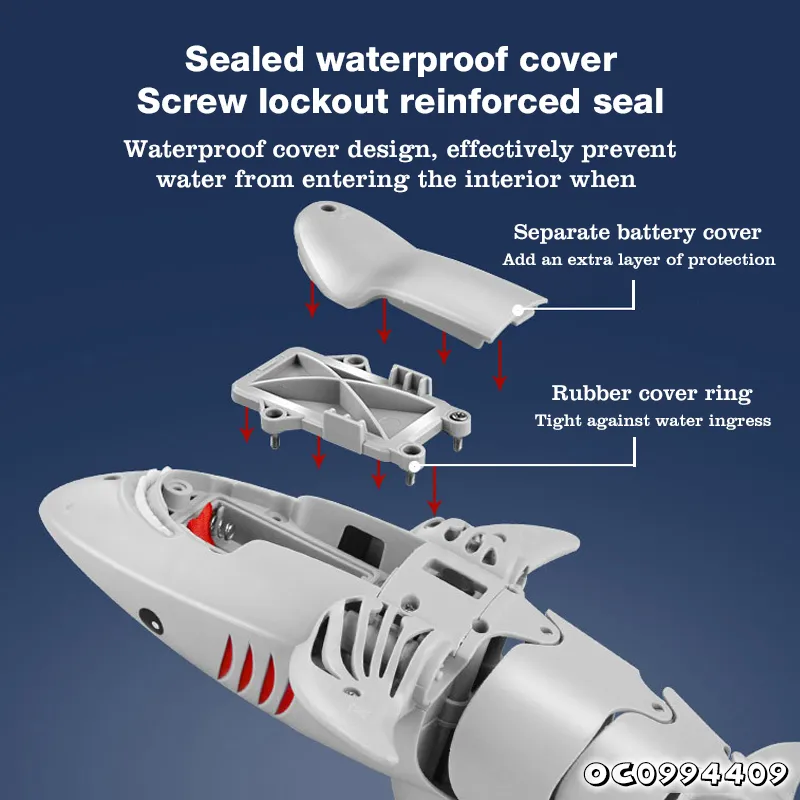 Waterproof Mini Kids Educational RC Simulation Robot Fish Plastic Remote Control Sea Animal Toy