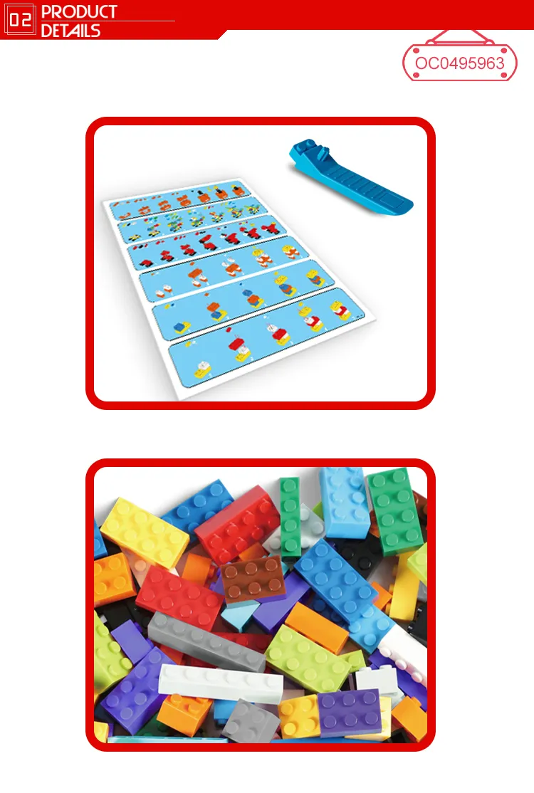 Wholesale Educational Montessori Creative 500 PCS Children's Building Block Toys Set