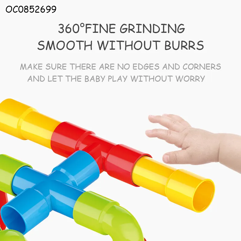 Wholesale Educational Montessori 190PCS Creative Plastic Model Building Blocks Toys