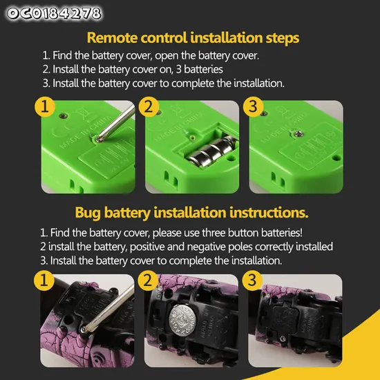 Wholesale Animal Model Realistic Crawling and Flying Insects Spray Remote Control Toy for Kids