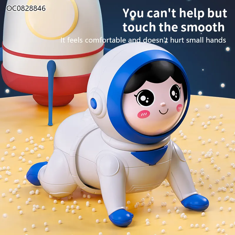 Wholesale Unique Electric Doll Plastic Baby Crawling Musical Battery Operated Toy