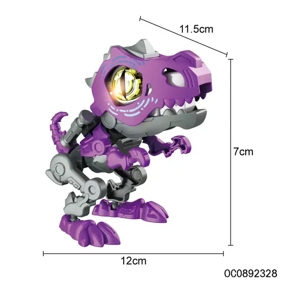 Kids Take Apart Mechanical Dinosaur Educational Toys with Light and Sound