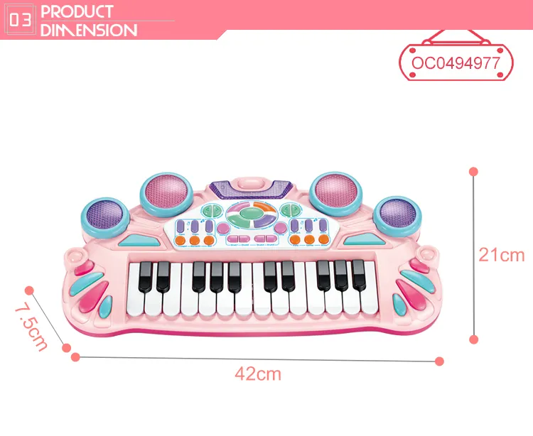 Wholesale Children Popular Electronic Piano Instruments Musical Toys Keyboards
