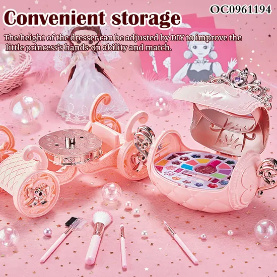 Wholesale Kids Girl Cute Nailart Polish Products Children's Makeup Box Set for Girls