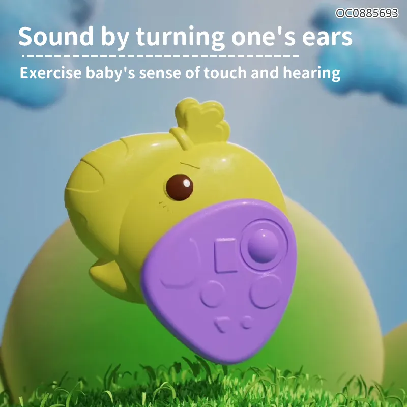Noise Maker Sensory Toys Soft Ring Rattles for Babies Soft Toy 0 to 12 Months Toy with Elephant Storage Box