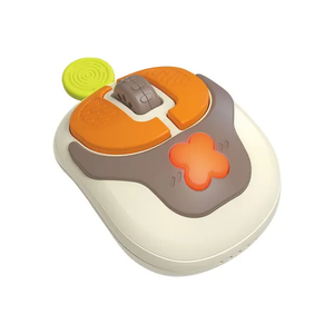 Toddler Toys Early Educational Simulation Mouse Electronic Baby Rattle Plastic Toy 6 to 12 Months with Light and Music Wholesale