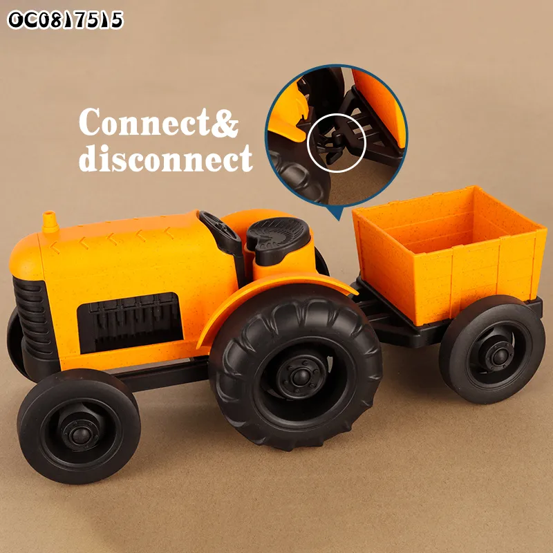 Wholesale Freewheel Water Summer Beach Sand Children Small Farm Trucks Plastic Outdoor Toys