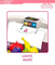 Girls Shopping Cart Toys Set Supermarkets Pretend Play Toys with Food