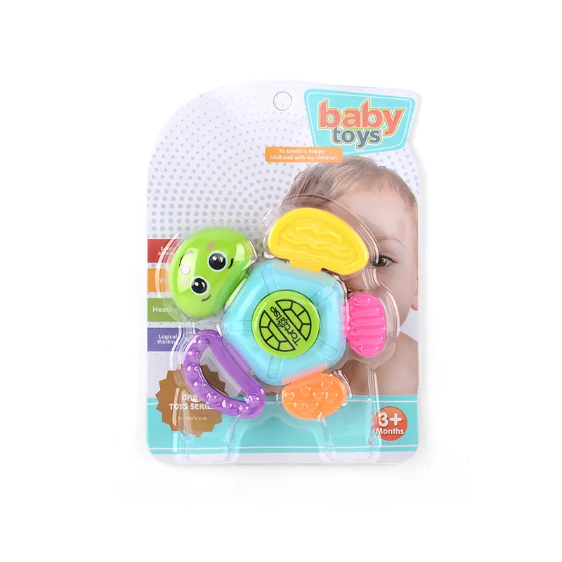 Wholesale Montessori Lovely Educational Silicone Teethers Rattle Toddler Toys