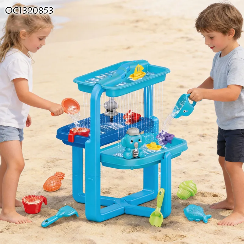 Wholesale Sand Beach and Water Play Table Summer Plastic Outdoor Toy