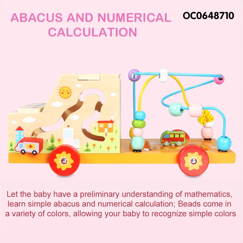Wholesale Wooden Montessori Education Learning DIY Block Building Toys