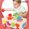 Wholesale Montessori Educational Blocks Baby Wooden Car Baby Popular DIY Toys