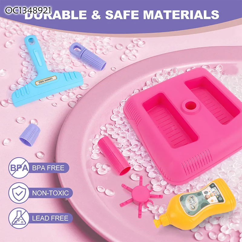 Preschool Educational Items Household Cleaning Materials Products Toy Cleaning Tool Toy for Home Kids Role Play Pretend Play