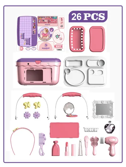 Wholesale Beauty Baby Children's Makeup Cosmetic Dressing Girl Make up Play Toys Set