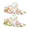 Hanging Rattle Baby Pedal Piano Play Piano Music Gym Mat for Kids