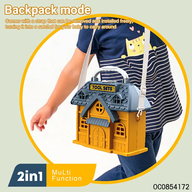 Wholesale 24PCS Drill Machine Set Hand Tools Toys with Backpack