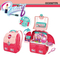Wholesale Handbag Beauty Fashion Cosmetic Backpack Pretend Portable Makeup Toy for Girls Kids