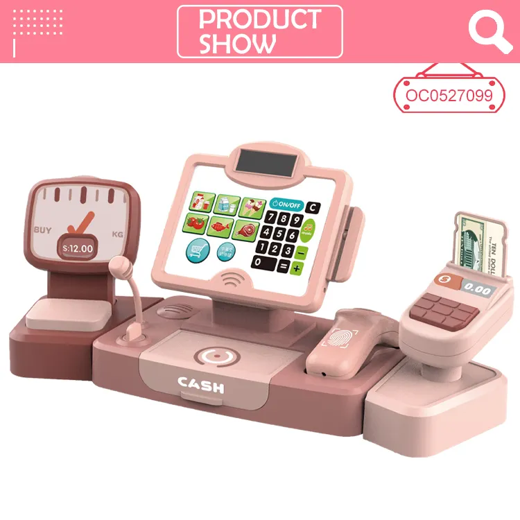 Supermarket Cash Register Machine Pretend Play Toys for Kids