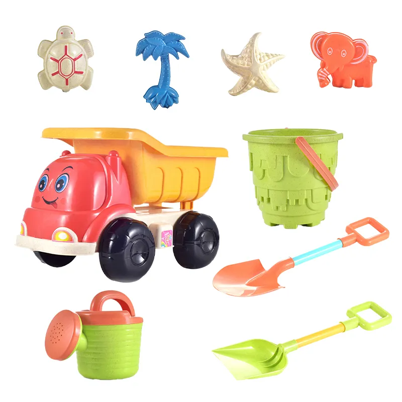 Wholesale Plastic Sand Tool Play Set Summer Sand Beach Toys with Animals