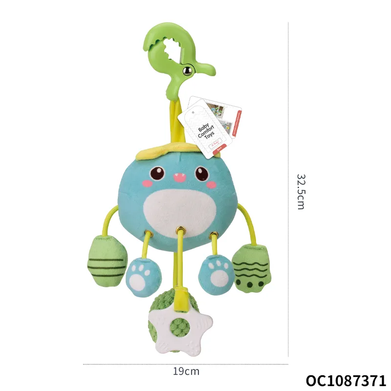 Baby Toys Hand Eye Coordination Training Rattle Plush Hanging Rattle Toys Crib Mobile 0-12 Months Boys Toy with Sound