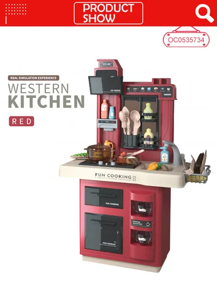 Wholesale Children Cooking Table Spray Children's Plastic Kitchen Play Set Pretend Sink Toy