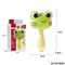 Cartoon Frog New Born Baby Bed Bell Music Toy Animals Rattle Snake for Baby Toys 0-12 Months with Sound