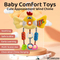 Cartoon Chick Custom Decorative Mobile Crib Hanging Rattle Plastic Hook Plush Doll Soft Toy Plastic Baby Soothing Toys