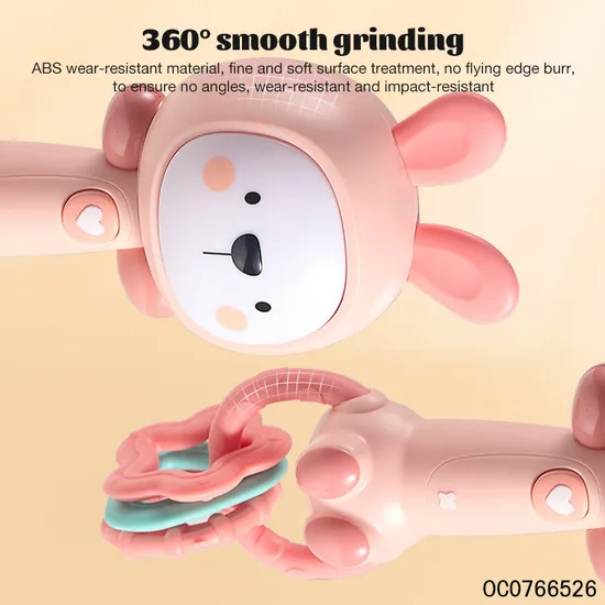 ABS Baby Rattle Sensory Montessori Musical Toys for Toddlers 6 M+