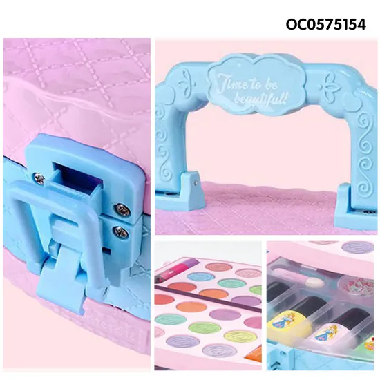 Wholesale Fashionable Portable Kids Children Custom Cosmetic Box Makeup Sets for Girls