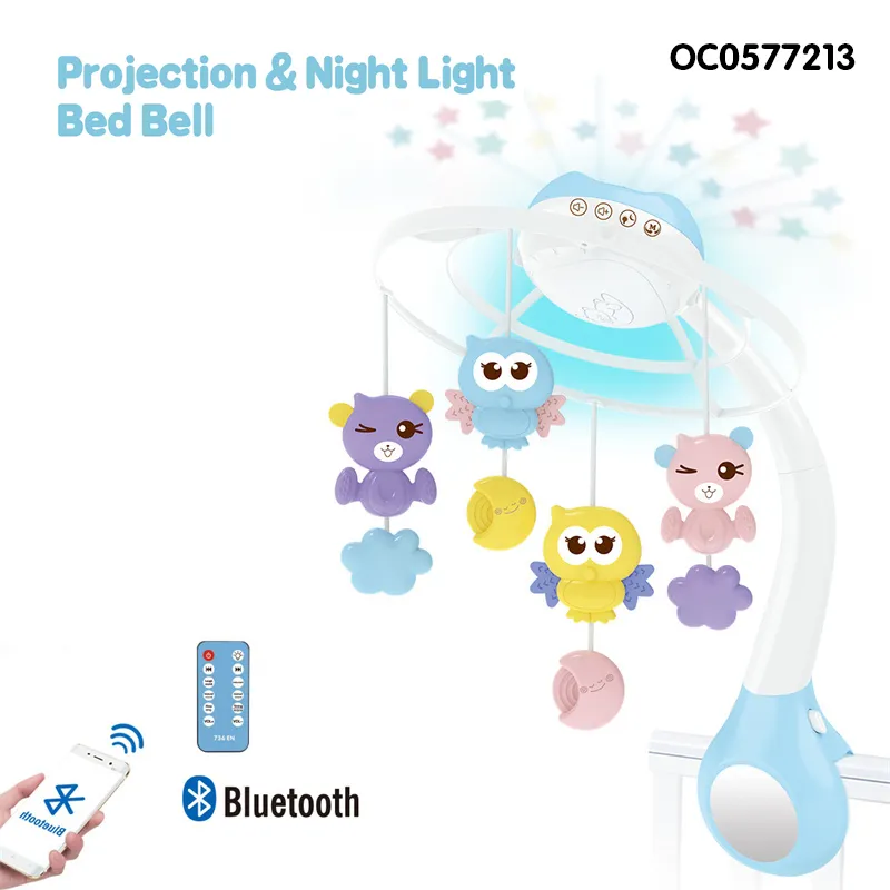 Baby Game Bed Bell Hanging Rattle Soothing Musical Sensory Educational Toy