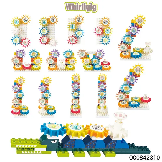 Wholesale Montessori Building Blocks Educational Plastic Toy for Kids