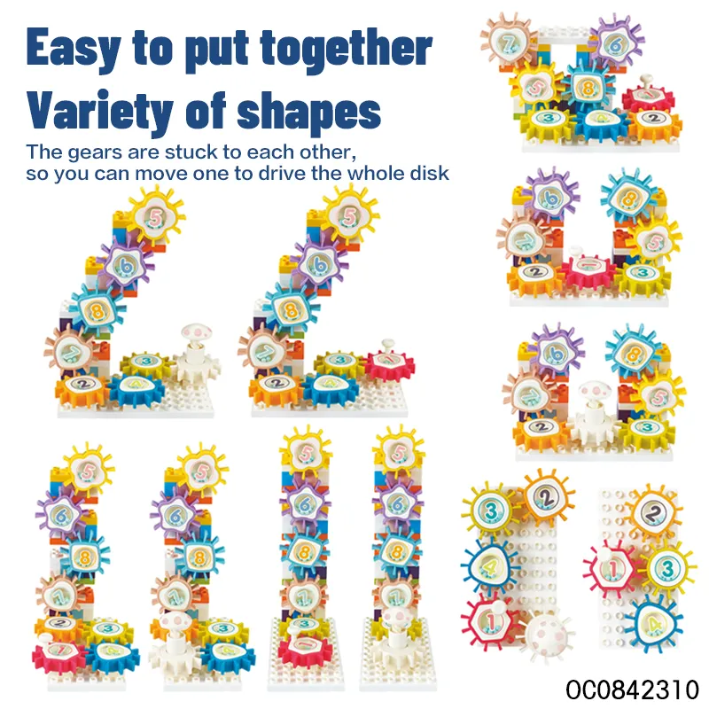 Wholesale Montessori Building Blocks Educational Plastic Toy for Kids