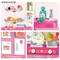 Wholesale Spray and Sink Pretend Play Plastic Children House Kitchen Cooking Toy Set with Lights Sounds
