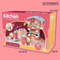 Wholesale 3in1 Rocking Horse Spray Plastic Children House Kitchen Cooking Food Toy Gift Set