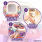 Wholesale Pretend Play Kids Makeup Toy Girls Beauty Makeup Fashion Dressing Table with LED Lights Mirror